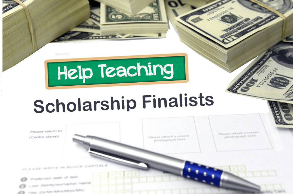 Help Teaching Scholarship Finalists
