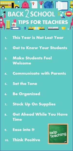 Back to School Tips: Ease Into The School Year